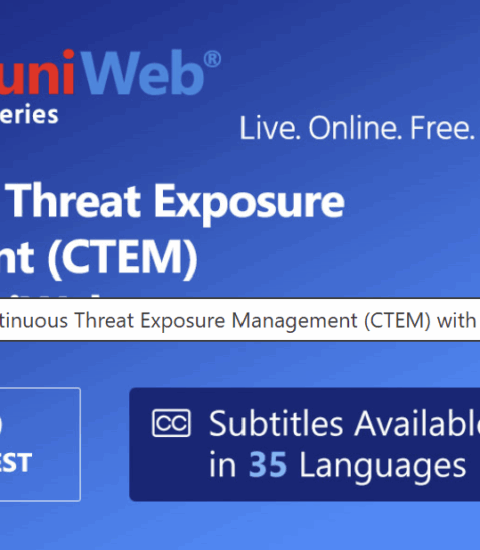 Evénement externe en ligne – « Continuous Threat Exposure Management (CTEM) with Immuniweb », 9 octobre 2025